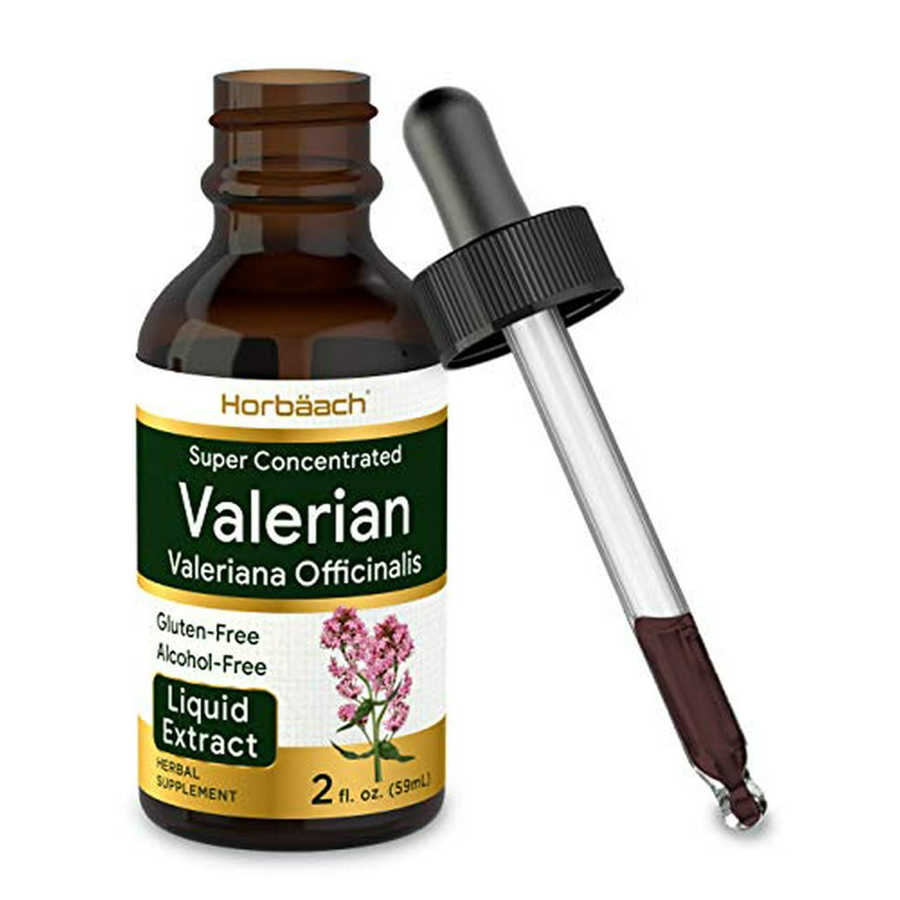Valerian Root Extract Drops 2 fl oz Alcohol Free Vegetarian, Non GMO Gluten Free Liquid
