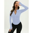 thumbnail image 1 of Women Slim-Fit Full-Zip Yoga Jacket Ultra-Breathable MoistureLong Sleeve Activewear, 1 of 8