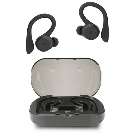 iLive Bluetooth True Wireless Headphones with Charging Case, Black, IAEBTW59B