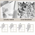 thumbnail image 5 of Grey Swag Valances for Windows, Kitchen Window Curtains Over Sink, Eucalyptus Leaves Window Treatment Curtains for Living Room/Bedroom Curtains 2 Panel Sets 36"x45", 5 of 8
