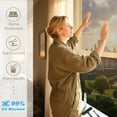 thumbnail image 5 of 35“x80" One Way Window Privacy Film with Installation Tools, Window Tint Privacy Daytime Heat Control Anti UV Reflective sun blocking Mirror Film See Out Not in for Home and Office, 5 of 10