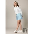 thumbnail image 4 of Made by Johnny Women's Plaid High Waist School Uniform Pleated Skater Tennis Skirt M SKY_BLUE, 4 of 5