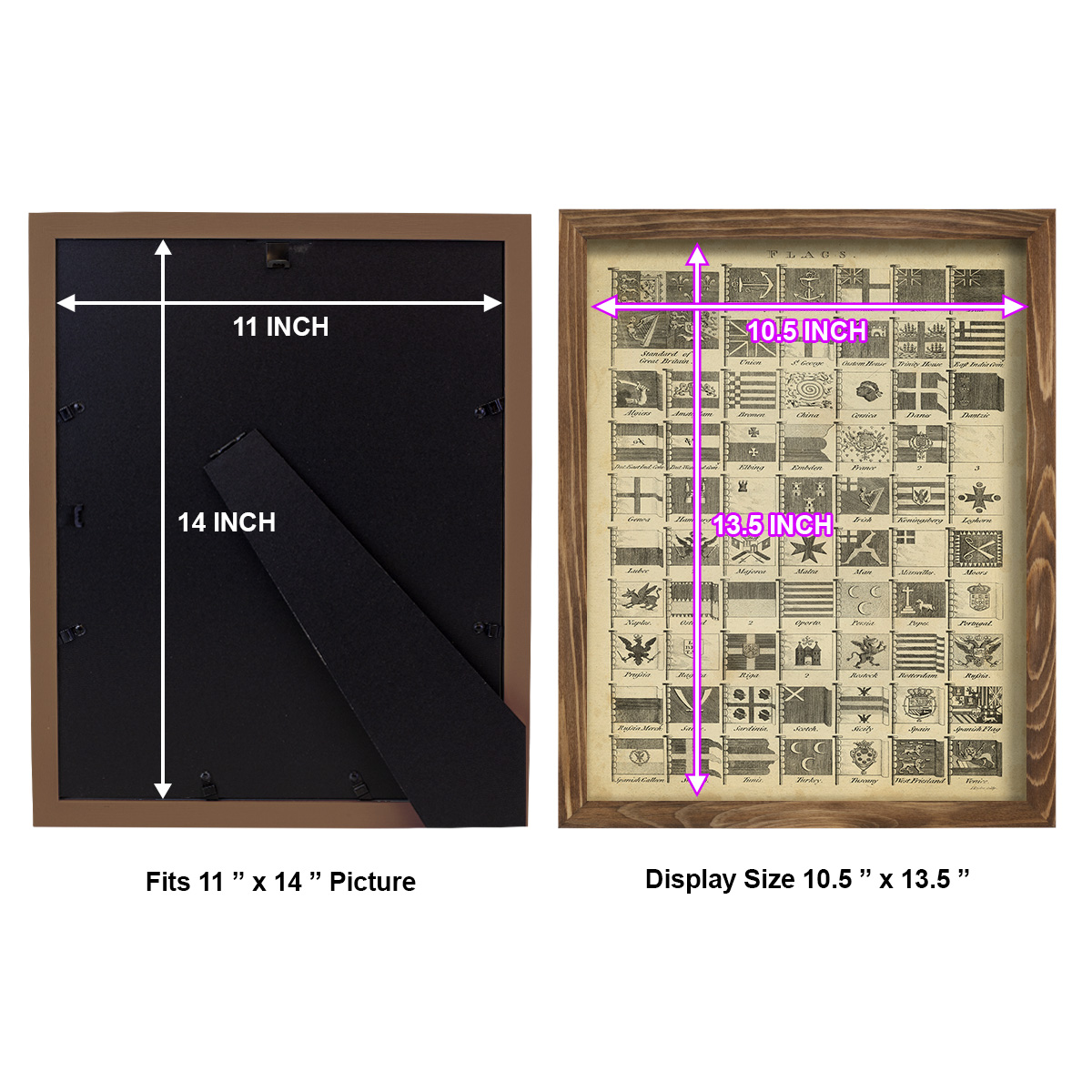 Encyclopediae VII -Framed Print w/glass-Walnut