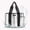 Silver Chrome, variant on Silver Chrome Jelly Tote Bag - Silver