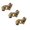 Khaki 3Packs, variant on Brass Frog Figurine Exquisite Decorative Ornament For Home Unique Idea For Nature Lovers And Collectors 2PCS,2.1x3.9 cm,White