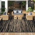 thumbnail image 3 of Ileading Outdoor Rugs for Patios Clearance 9'x12' Waterproof Patio Mat Plastic Straw Rug Reversible RV Camping Tent Rug Outside Area Rug for RV, Patios,Deck, Beach,Balcony, Camping, 3 of 9