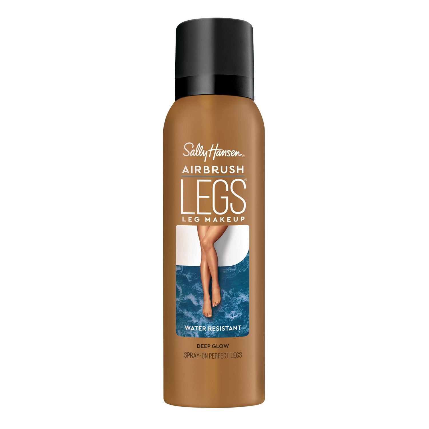 Sally Hansen Airbrush Legs® Spray, masque les taches de rousseur, veines & imperfections, aide à stimuler la microcirculation, résistant à l'eau