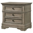 thumbnail image 4 of DeeHome Wheat Rectangular 3-Drawer Nightstand, 4 of 9
