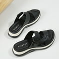 thumbnail image 4 of Mostsola Slides for Women Casual Comfortable Arch Support Slip on Shoes Summer Dressy Slippers, 4 of 9