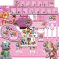 thumbnail image 1 of PAW Patrol-placa de plástico para decoración de fiestas, pajitas, servilletas, pegatinas, dibujos animados de Anime, globos de perro, adorno de pastel, suministros para eventos y cumpleaños, 1 of 1