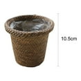 thumbnail image 2 of Rustic Woven Basket Planters Practical Versatile Storage Basket for Balcony Living Room Porch - Primary Colors, 2 of 7