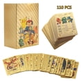 thumbnail image 2 of Juego de cartas de anime, cartas doradas, cartas de dibujos animados, cartas coleccionables para niños, cartas de juegos de mesa, cartas coleccionables, regalos para niños, 2 of 14