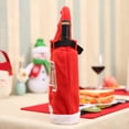 thumbnail image 3 of Bolsa De Botella De Navidad Funcional Bolsa De Vino Gruesa Cubierta De Botella De Vino De Tela Bolsa De Asas De Botella De Vino Linda Bolsa De Asas Decorativa Portador Para Regalos De Navidad Monstrate HA019011-00, 3 of 7
