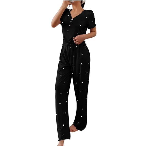 WRKEKC Modal Pajama Set for Women Breathable Modal Top with High Waist Shorts Summer Set Loungewear Pajamas Sleep Set