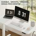 thumbnail image 4 of FLEXISPOT 48" x 30" Electric Height Adjustable Standing Desk One-Piece White Desktop with Two Hooks, 176 lbs Capacity, 4 of 12