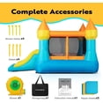 thumbnail image 3 of SPECSTAR Inflatable Bounce House Bouncer Jumping Castle with Slide 370W Air Blower for Kids Outdoor Backyard Indoor, 3 of 7
