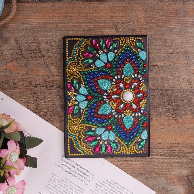 Cuaderno de pintura de diamante Ehuebsd Forma especial 50 páginas A5 regalo