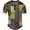 Green, variant on Mens Plaid Henley Shirts Vintage Distressed Tops Lace Up Blouse Short Sleeve Casual Tee Shirts Gym Shirts Gray M