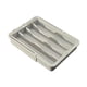 thumbnail image 2 of Organizador de cajones para cubiertos, bandeja expandible para cubiertos, gran capacidad, ligero. Gris, 2 of 9