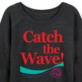 thumbnail image 3 of Coca-Cola - 90's Retro - Catch the Wave - Women's Lightweight French Terry Long Sleeve Shirt, 3 of 5