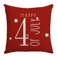 thumbnail image 3 of Qocolhg Independence Day Decorations Pillow Covers 18x18 4th of July American Flag Stars and Stripes Patriotic Throw Pillow Covers Freedom Pillows Decor for Memorial Day Party Home, 3 of 7