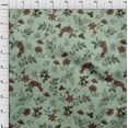 thumbnail image 4 of oneOone Cotton Poplin Mint Green Fabric Tropical Quilting Supplies Print Sewing Fabric By The Yard 42 Inch Wide, 4 of 4
