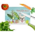 thumbnail image 2 of Caroline's Treasures Christmas Tree and French Bulldog Glass Cutting Board Large, 2 of 2