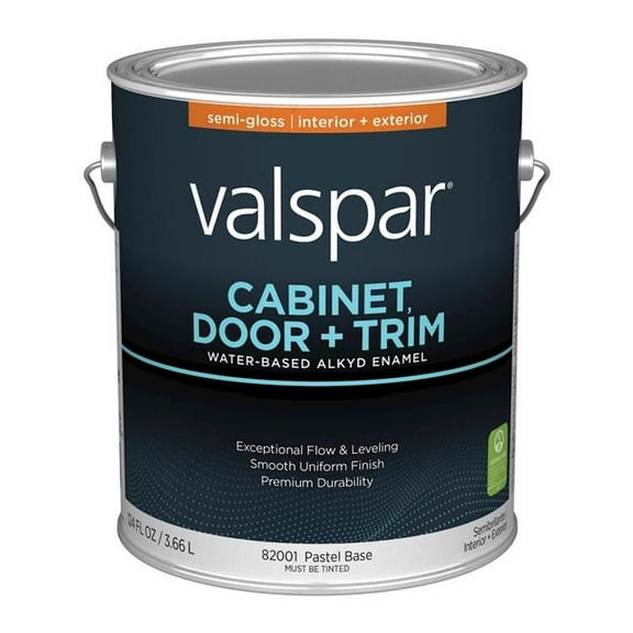 Valspar 028.0082001.007 1 gal Enamel Cabinet & Door & Trim Paint, Neutral & Pastel - Pack of 4