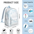 thumbnail image 5 of Spring Garden Bloom Backpack – Romantic Floral Print, Lightweight Canvas Bookbag with Large Capacity for Women and Students, 5 of 5