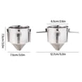 thumbnail image 4 of Portable Pour Over Coffee Filter,  Stainless Steel Coffee Filter Reusable Collapsible  for Office for Camping, 4 of 8