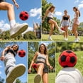thumbnail image 4 of 1PC Soccer Hackys Footbag Sacks, Soft Plush Footbags for Adults, Durable Fleece Juggling Balls for Coordination Training, Stress Relief, 4 of 6