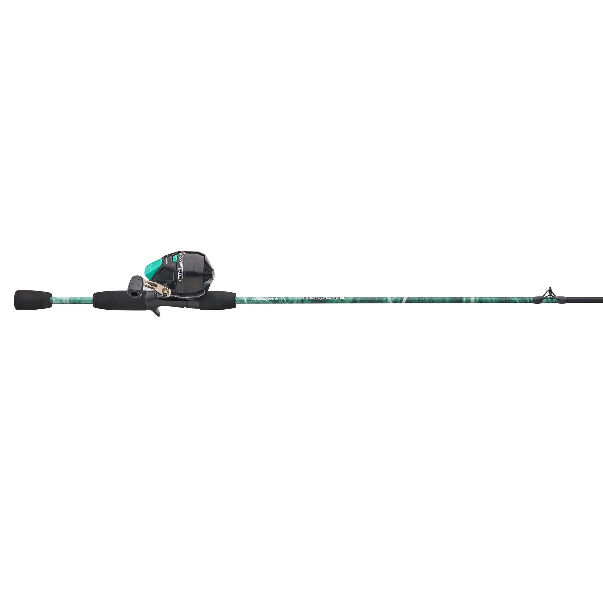 Shakespeare Reverb Spincast Combo 5'6" 2-Piece Spincast Fishing Rod