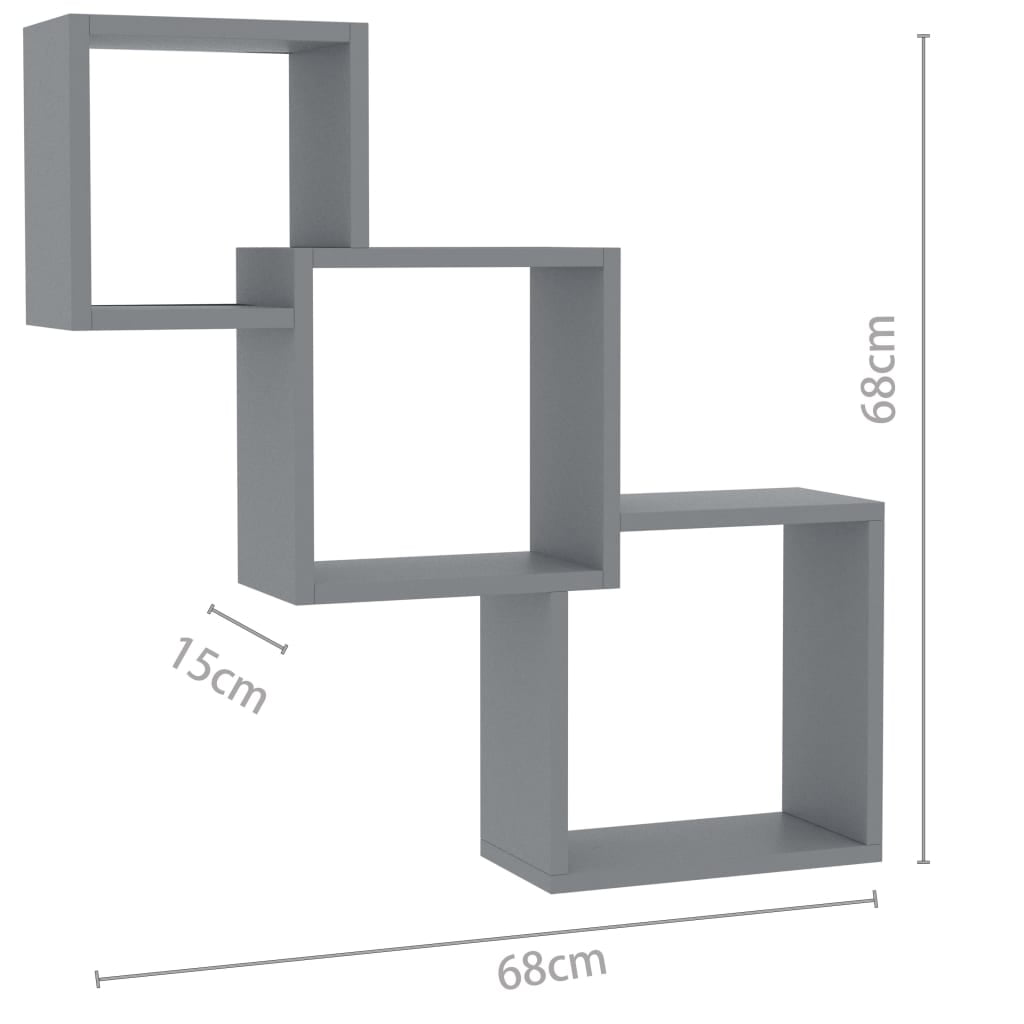 Lowestbest Three Grids Cube Wall Shelves, Floating Cube Shelves for Bedroom, Living Room, Bathroom, Kitchen Lowestbest Three Grids Cube Wall Shelves, Floating Cube Shelves for Bedroom, Living Room, Bathroom, Kitchen