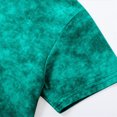 thumbnail image 4 of NIEWTR Kids Summer Batik Printed T-Shirts Quick Drying Short Sleeve Casual Tops for Boys Girls(Green,5-6 Years), 4 of 5