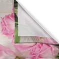 thumbnail image 3 of Rustic Wood Kitchen Curtains, Blossoming Rose Bouquet on Pastel Toned Planks Vintage Style Arrangement, Two Panels Drapes with Rod Pocket Room Decor, 55" X 45", Pink Beige Green, by Ambesonne, 3 of 3