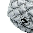 thumbnail image 5 of Valentino Garavani Spike Me Gray Leather Crossbody Bag Medium, 5 of 10