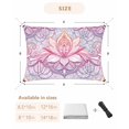 thumbnail image 6 of Sun Shade Sail 12x16Ft Mandala Floral Pattern Abstract Artwork Uv Block Sunshade Canopy Outdoor Shade Cover Rectangle Shade Cloth For Patio Garden Yard Deck Pergola, 6 of 6