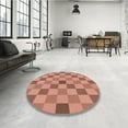 thumbnail image 3 of Ahgly Company Indoor Rectangle Patterned Basket Ball Orange Area Rugs, 4' x 6', 3 of 6