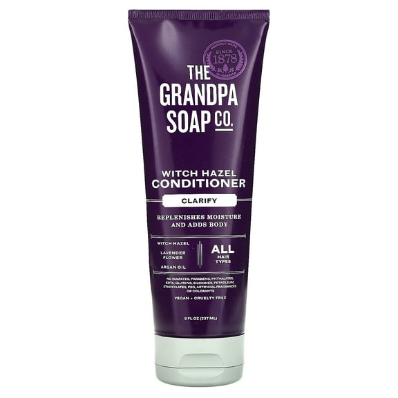 The Grandpa Soap Co. Witch Hazel Conditioner, Clarify, All Hair Types, 8 fl oz (237 ml)
