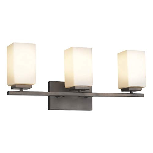 Vintage Vanity Lights in Oil Rubbed Bronze Finish with Metal Shade 102-1W2 ORB Zeyu Bathroom Wall Sconce 2 Pack