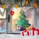 thumbnail image 4 of Cuadros Decorativos DIY diamante pintura ventana calcomanías árbol de Navidad forma pared pegatinas decoración del hogar Ndcxsfigh Nuevos Originales, 4 of 8