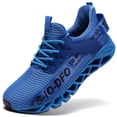thumbnail image 3 of Sneakers for Men Slip on Fashion Sport Running Tennis Athletic Walking Shoes Gym Runner Trail Shoes Royal Blue Size 10, 3 of 10