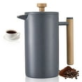 thumbnail image 1 of VEVOR Cafetière à Pression Française 34 oz en Acier Inoxydable Cafetière à Pression Française Noire, 1 of 9