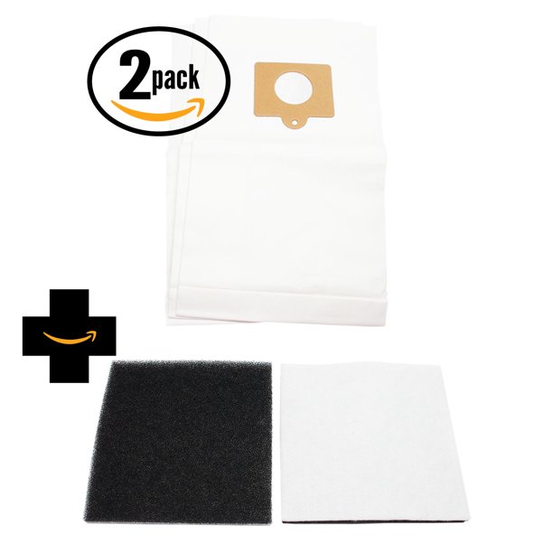 6 Replacement Kenmore 11620612003 Vacuum Bags & 1 Foam Filter Compatible Kenmore 50558, 5055