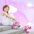 thumbnail image 2 of Patins à Roulettes pour Enfants pour Filles et Garçons, 4 Tailles Réglables, Lumineux, 2 of 7