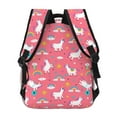 thumbnail image 4 of Gaeub Yoga Unicorn Ergonomic Lightweight Laptop Backpack - Multiple Pockets for School, Work, Travel, Outdoor Activities -One Size, 4 of 5