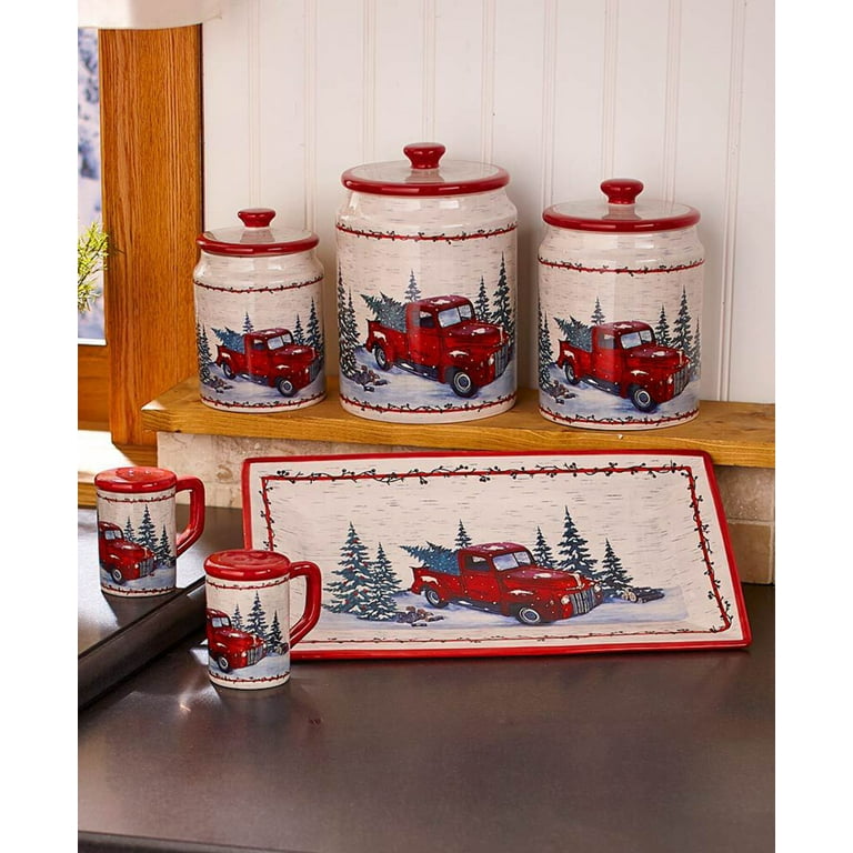 Christmas Baking Canister Set