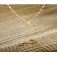 thumbnail image 4 of JUSIP 18K Gold Plated Virgin Mary Rosary Bead Cross Necklace, 4 of 5