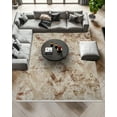 thumbnail image 2 of Brown Geometric Area Rugs for Living Room Washable Rugs Boho Moroccan Area Rug Soft Neutral Geometric Bohemian Carpet Distressed Indoor Rug for Bedroom Dining Room Office Foldable Nonslip Rug, 2 of 9