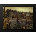 thumbnail image 2 of Van Gogh, Vincent 14x11 Black Modern Framed Museum Art Print Titled - Roofs In Paris, 2 of 5